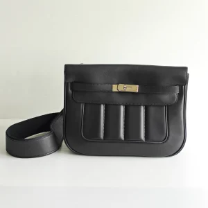 genuine pre-owned Hermès berline 28 – black