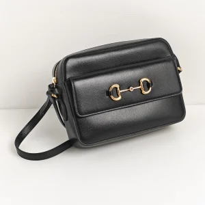 genuine (almost-new) Gucci horsebit camera bag