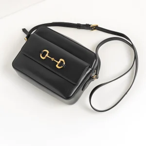 genuine (almost-new) Gucci horsebit camera bag
