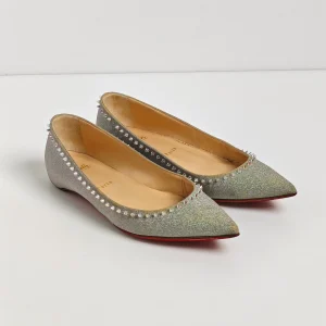 genuine pre-owned Christian Louboutin anjalina flats (38)