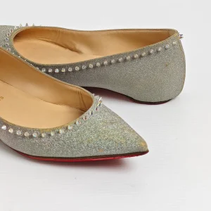 genuine pre-owned Christian Louboutin anjalina flats (38)