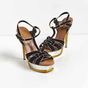 genuine pre-owned YSL tribute sandals (38)