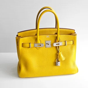 genuine pre-owned Hermès birkin 30 – soleil