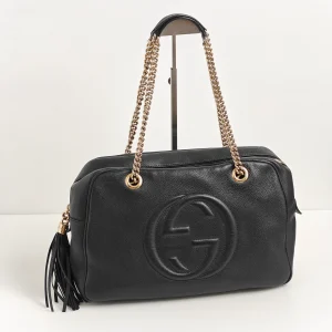 genuine pre-owned Gucci soho large bowler bag