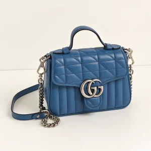 genuine (NEW) Gucci GG marmont mini top handle