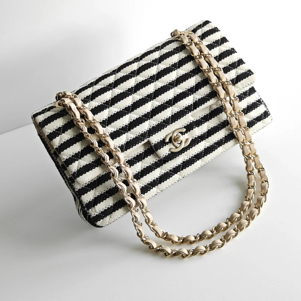 genuine pre-owned Chanel coco sailor medium flap
