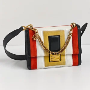 genuine pre-owned Fendi Kan U flap