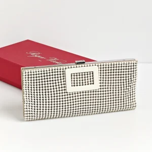 genuine pre-owned Roger Vivier beaded clutch