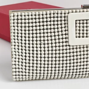 genuine pre-owned Roger Vivier beaded clutch