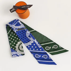 genuine (like-new) Hermès twilly – eperon d’or bandana