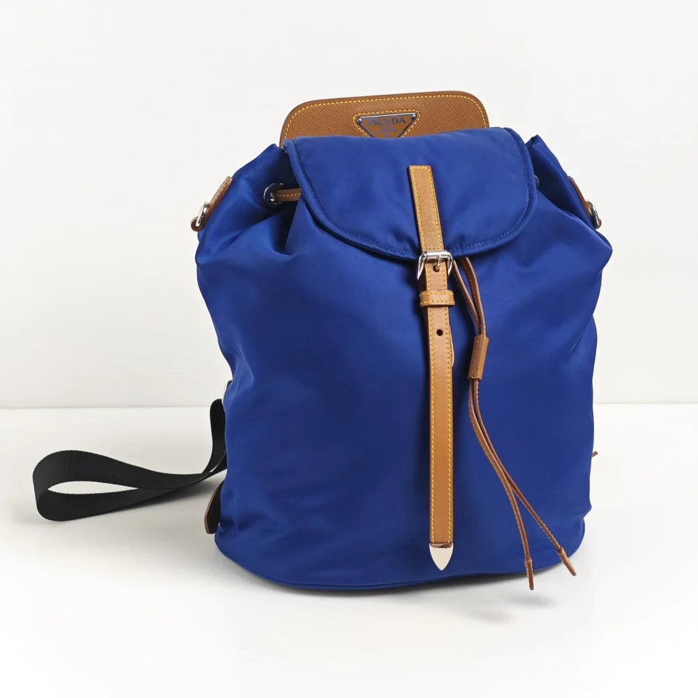 genuine (like-new) Prada tessuto nylon backpack