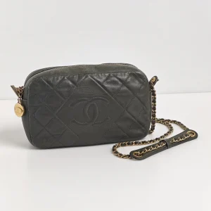 genuine pre-owned Chanel CC camera bag