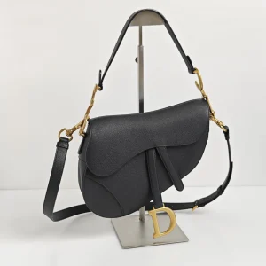 genuine (almost-new) Dior medium saddle bag with strap