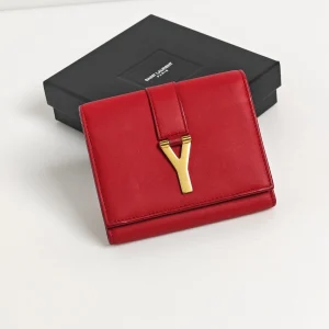 genuine (like-new) YSL chyc small wallet