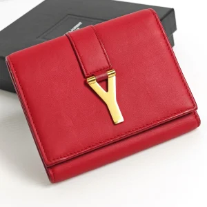 genuine (like-new) YSL chyc small wallet
