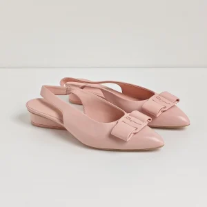 genuine (unworn) Ferragamo “viva slingback” bow flats (US 8)