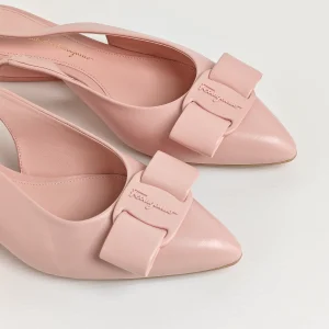 genuine (unworn) Ferragamo “viva slingback” bow flats (US 8)