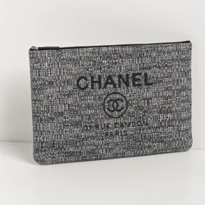 genuine (unused) Chanel deauville tweed large ocase