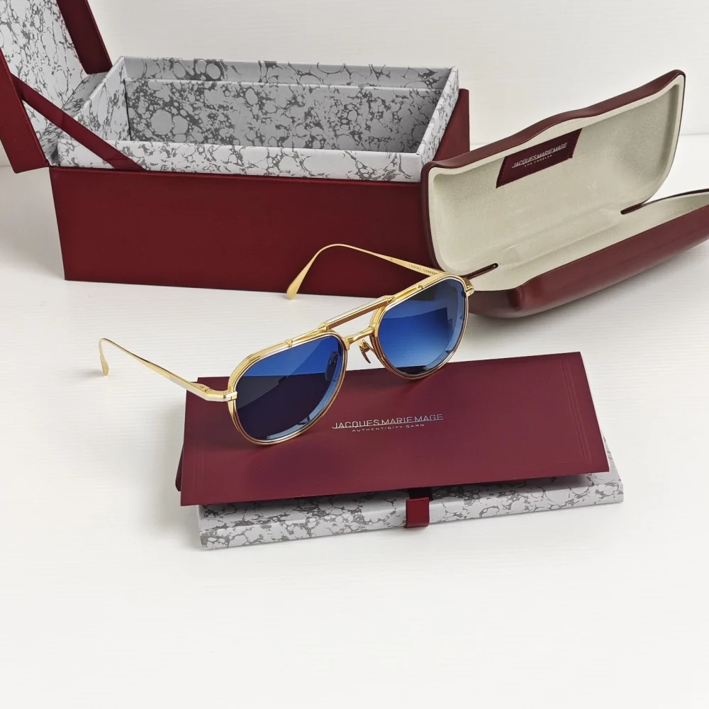 genuine (NEW) Jacques Marie Mage "commander" aviator sunglasses - Image 5