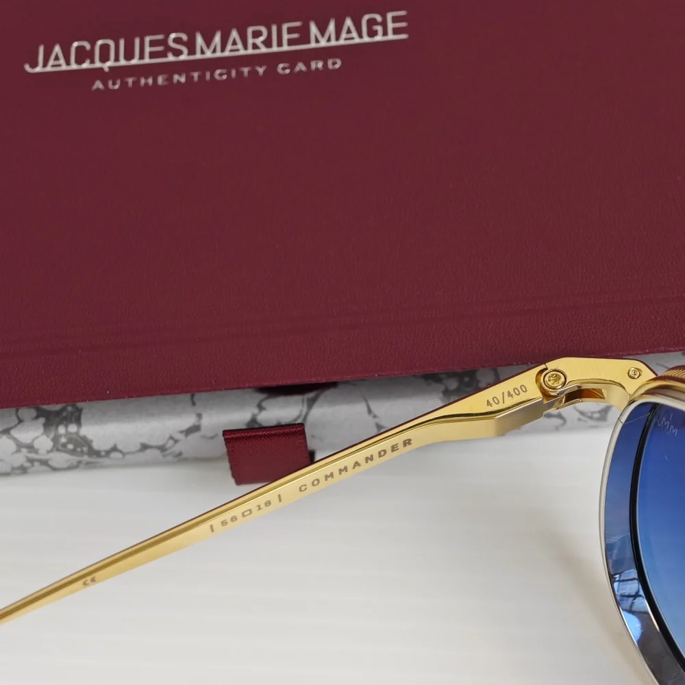 genuine (NEW) Jacques Marie Mage "commander" aviator sunglasses - Image 12