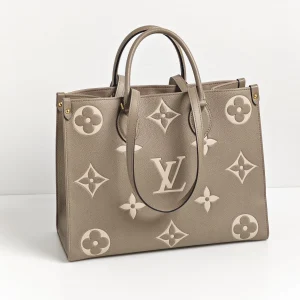 genuine pre-owned Louis Vuitton monogram empreinte OnTheGo MM