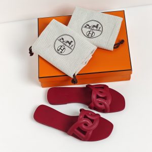 genuine pre-owned Hermès aloha sandals (size 37)