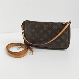 genuine pre-owned Louis Vuitton pochette accessoires with strap