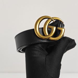 genuine pre-owned Gucci GG marmont 30mm belt (size 75)